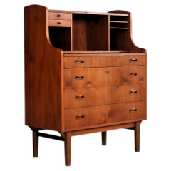secrétaire vintage  coiffeuse  teck  1960s  Danois