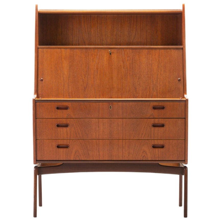 Vintage Secretary in Teak by Venesta, Finland 1950s
