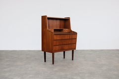 secrétaire vintage  teck  1960s  Danois