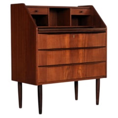 secrétaire vintage  teck  1960s  Danois