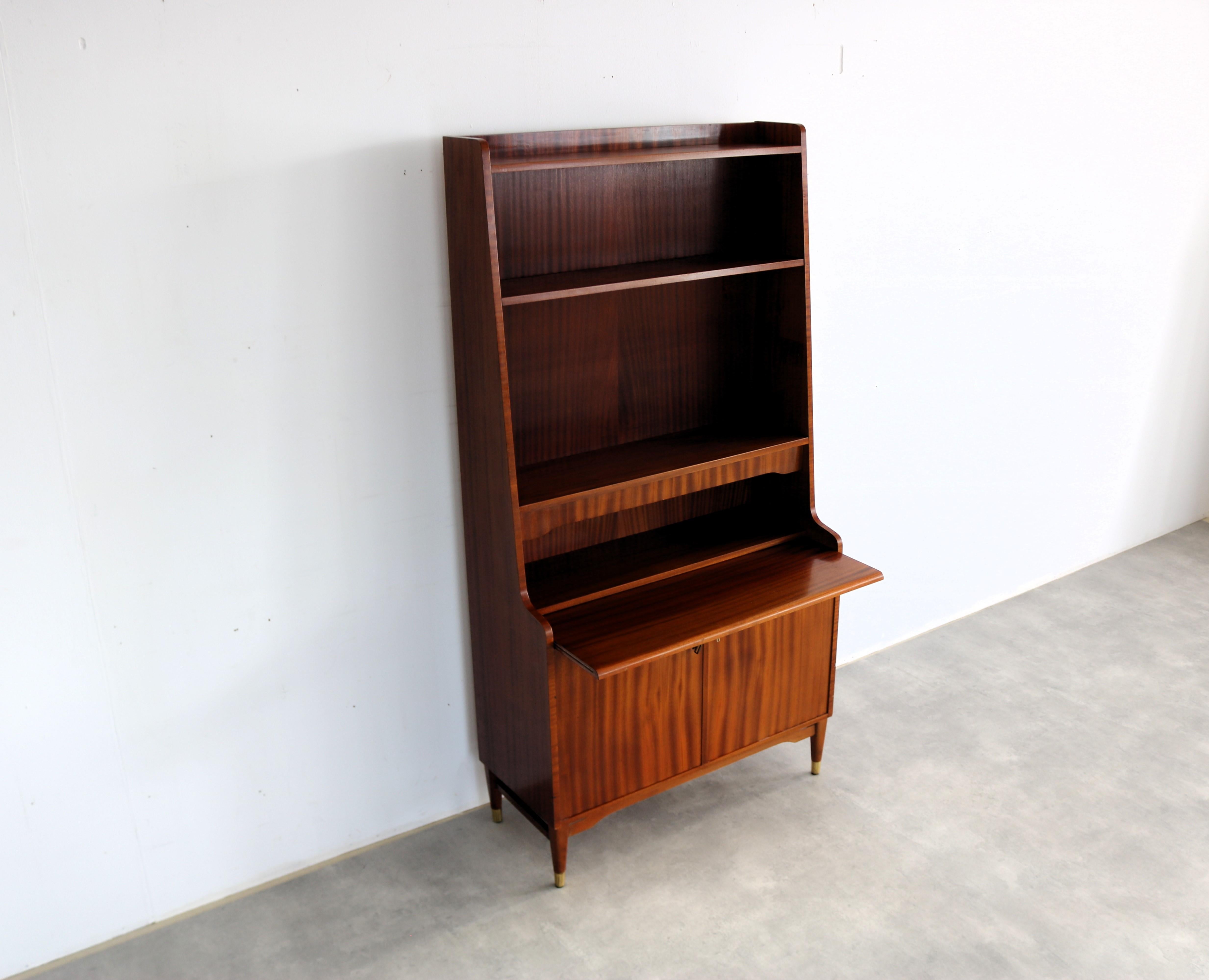 vintage secretary | wall cupboard | 60s | Sweden For Sale 4