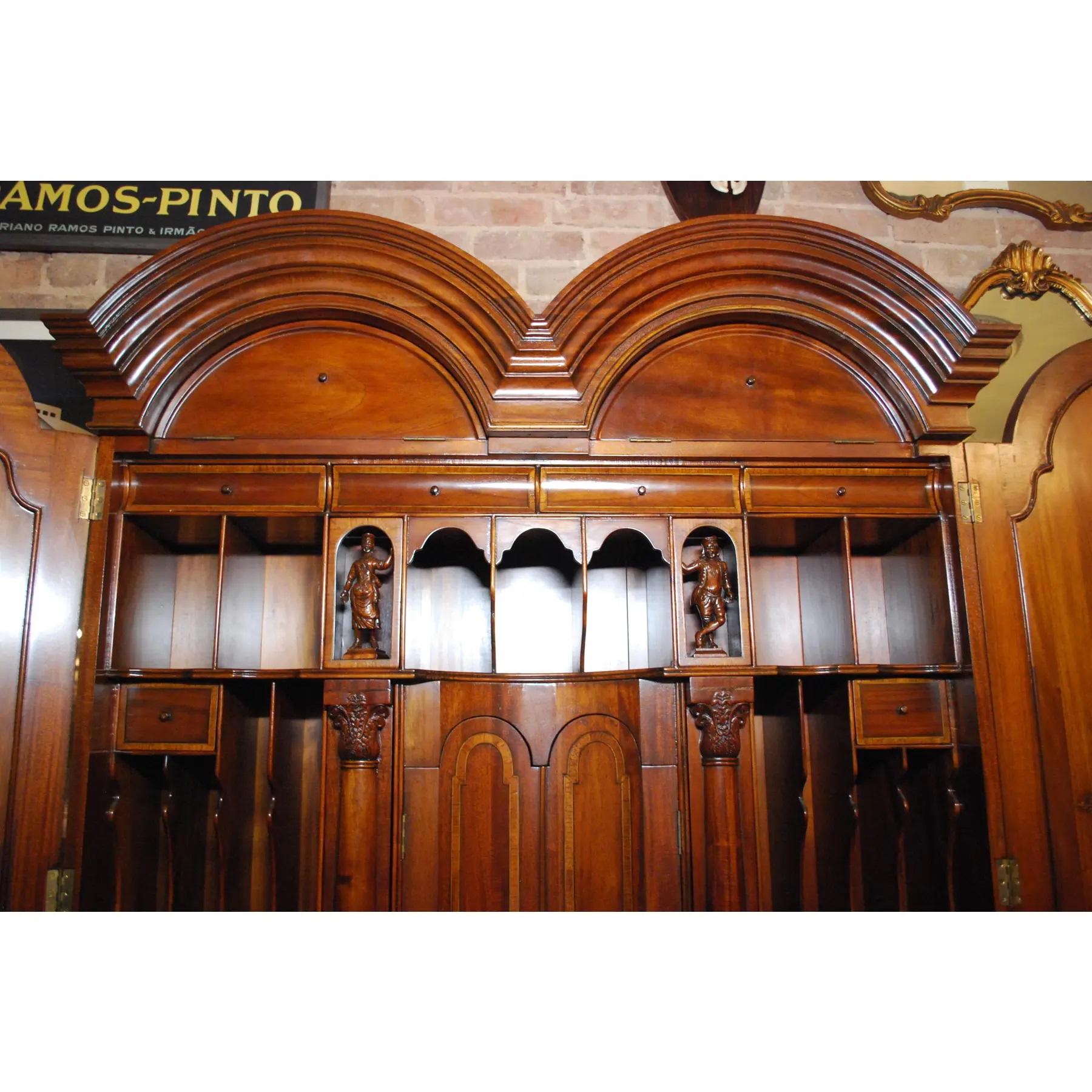 XX secolo Scrivania vintage in Wood alta con scomparti nascosti in vendita