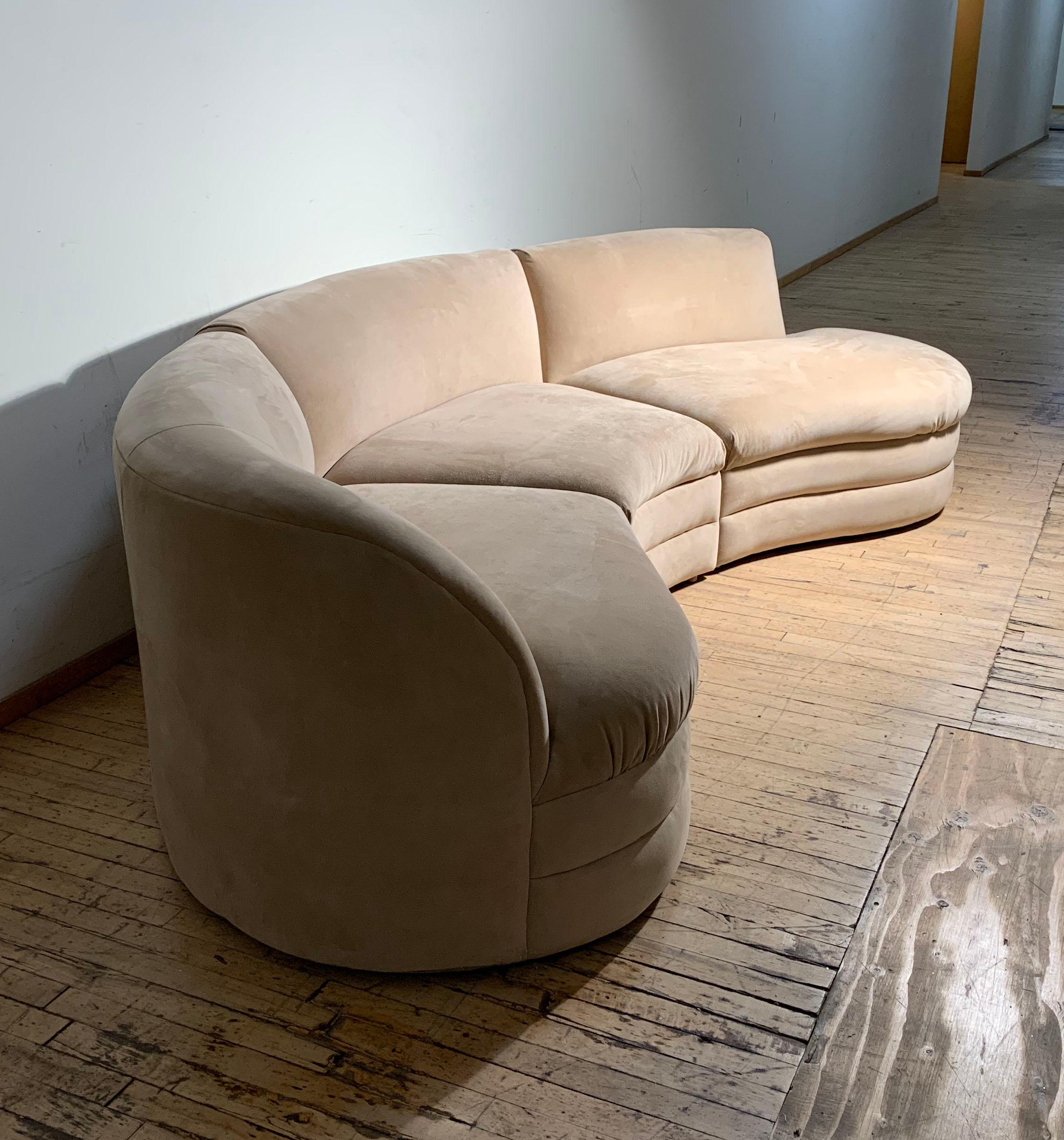 American Vintage Sectional Cloud Sofa attributed to Vladimir Kagan