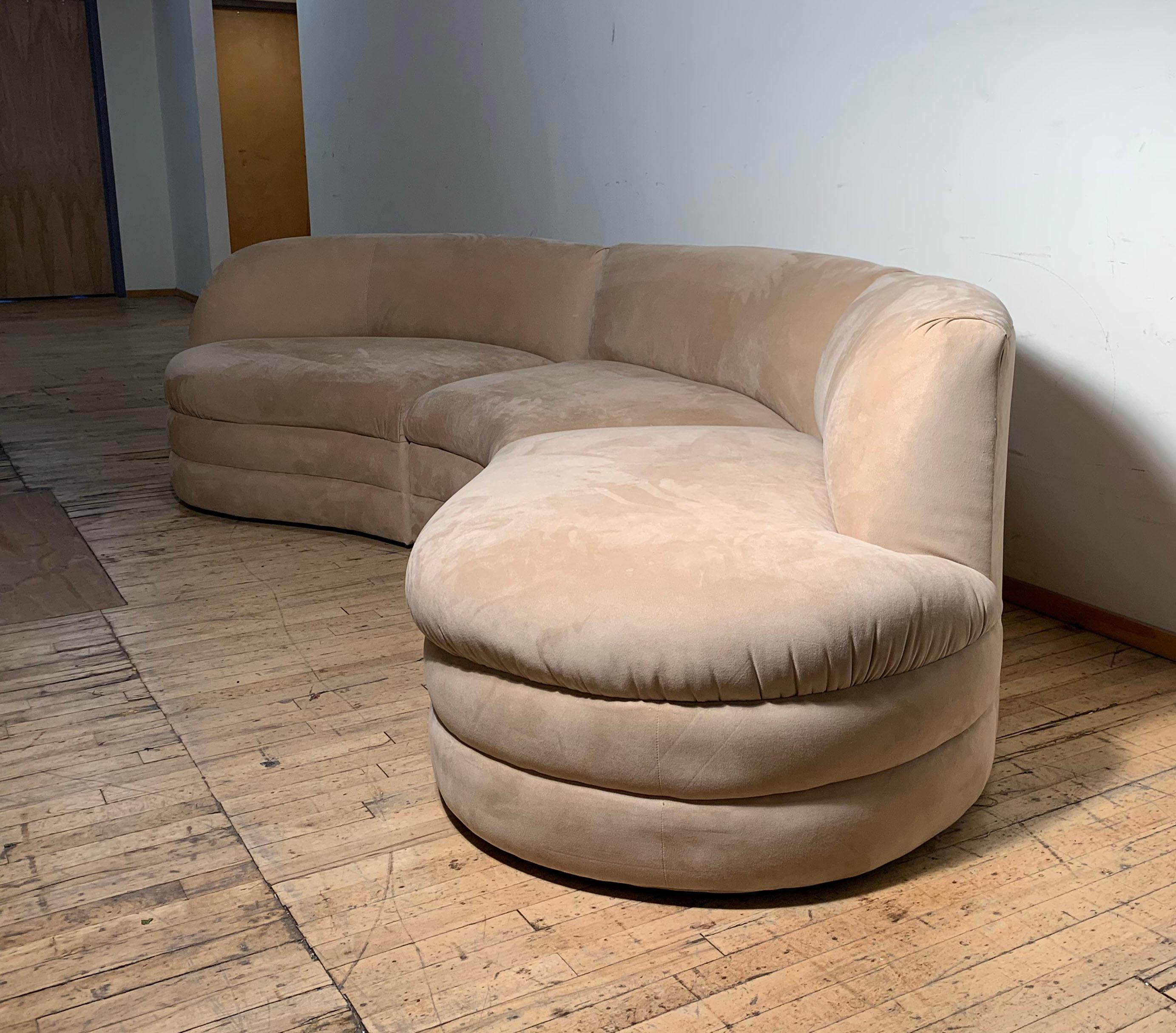 20th Century Vintage Sectional Cloud Sofa attributed to Vladimir Kagan