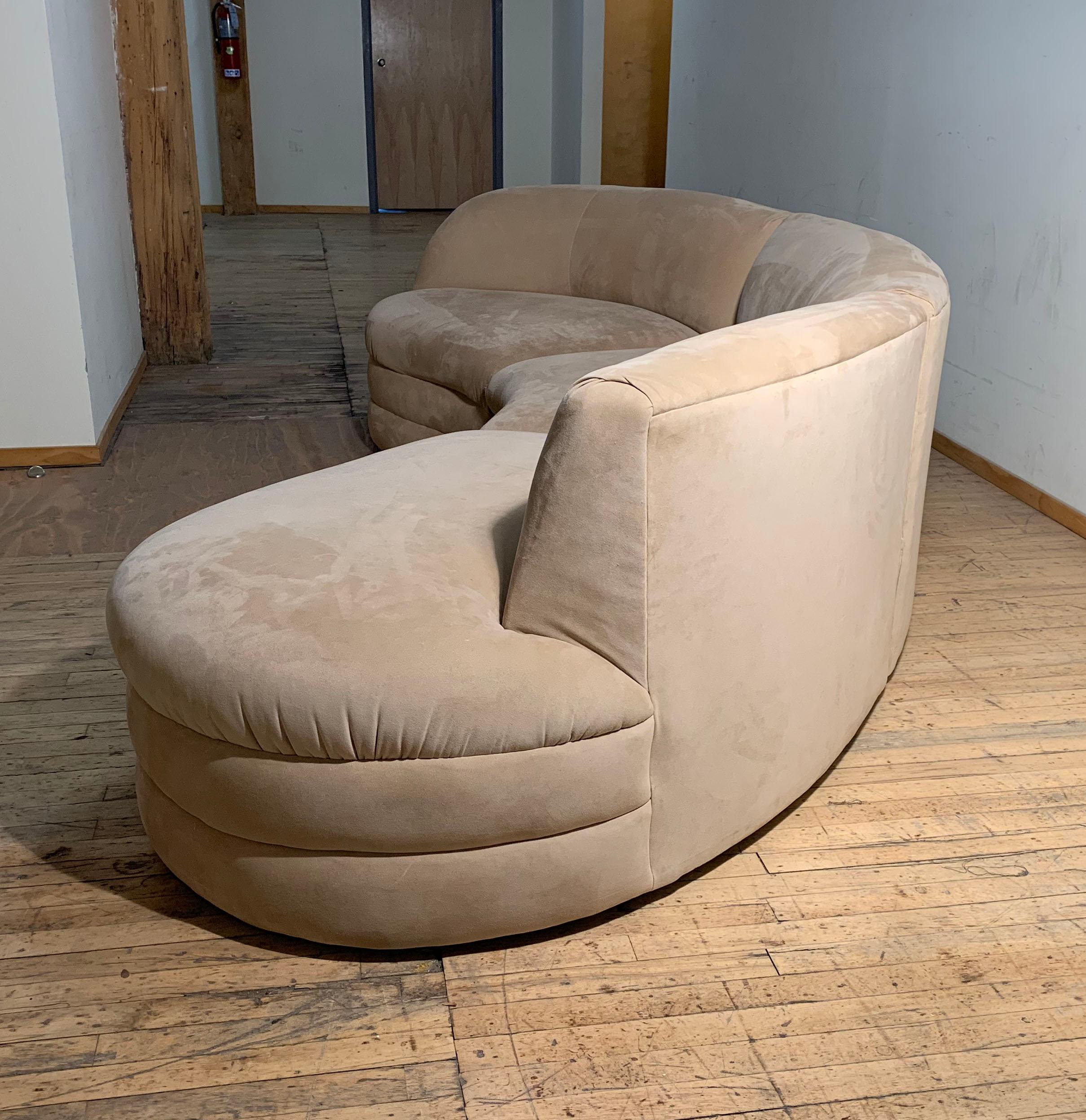 Vintage Sectional Cloud Sofa attributed to Vladimir Kagan 2