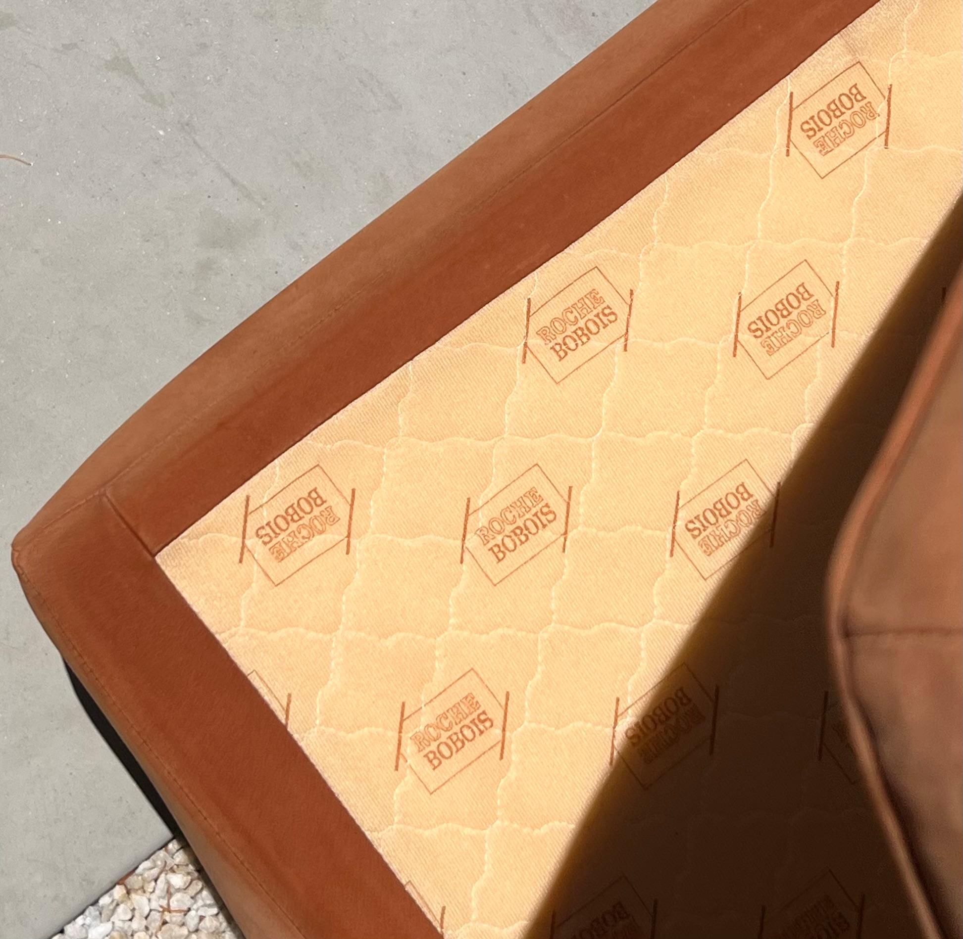 Vintage sectional modular sofa in cognac leather by Roche Bobois, late 20th c. 5
