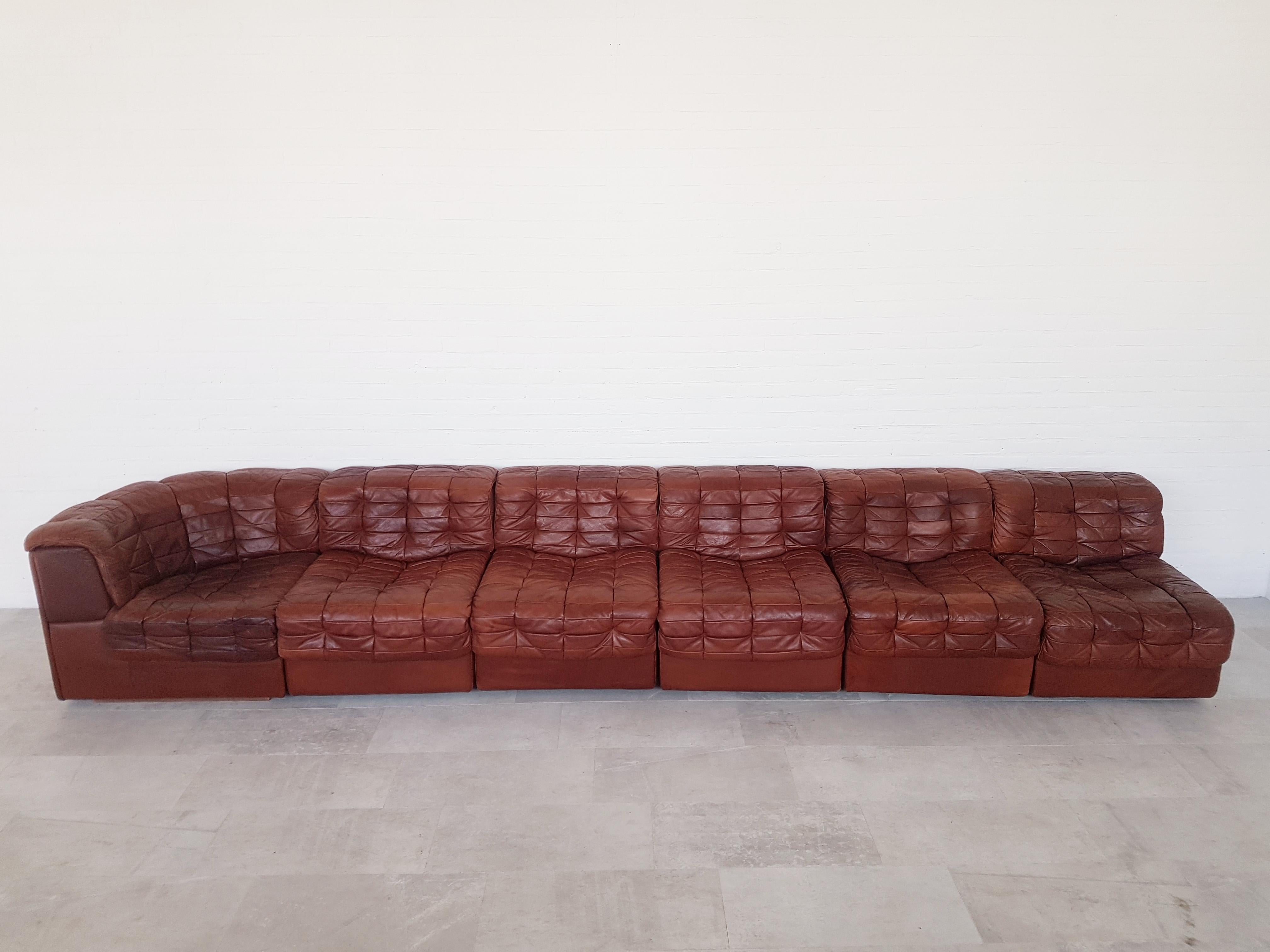 Mid-Century Modern Vintage Sectional Sofa DS 11 by De Sede, Switzerland