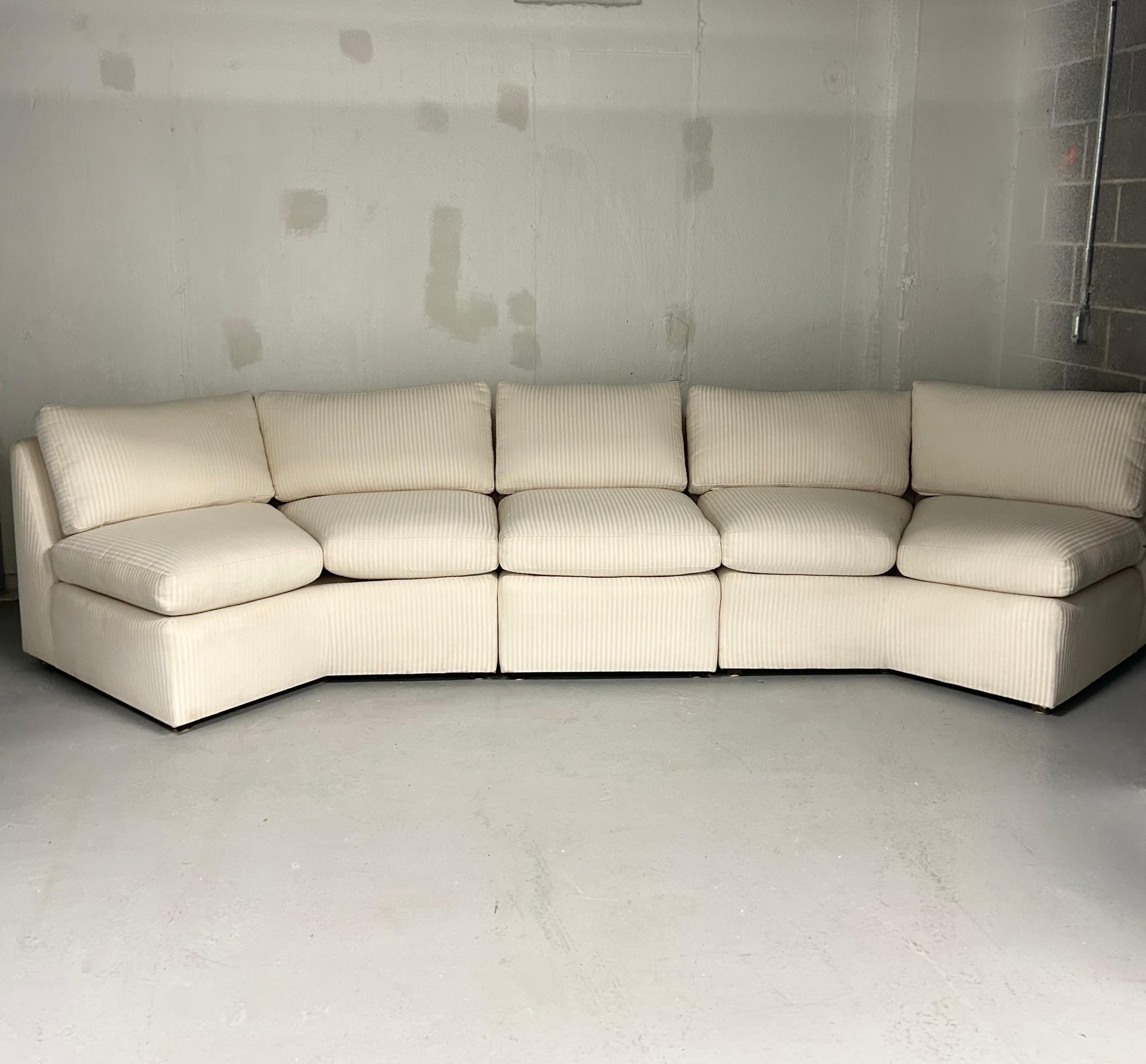 Upholstery Vintage Sectional Sofa