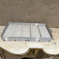Vintage Sectioned Display Tray in Aluminum