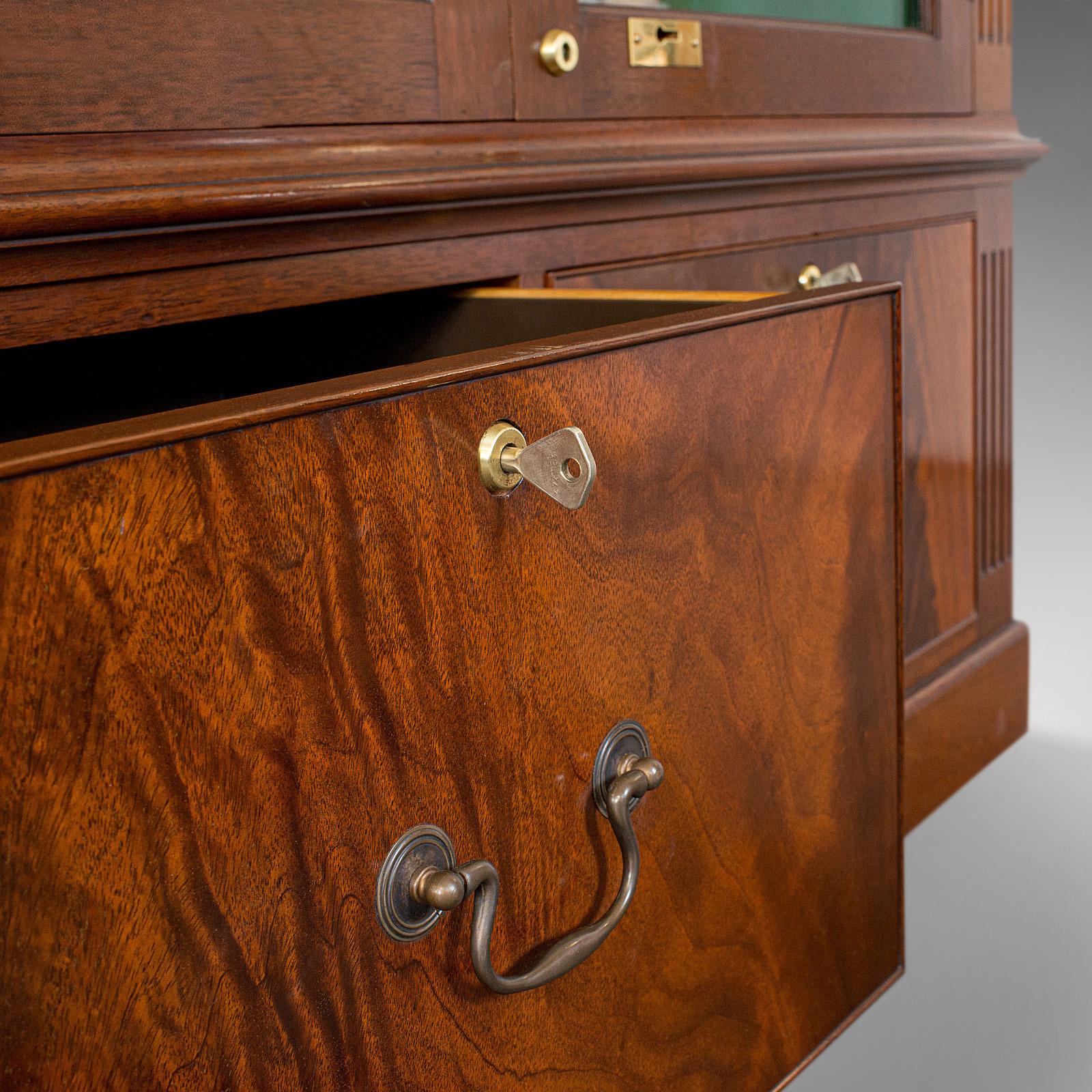 Vintage Secure Display Cabinet, English, Mahogany, Gun Rack, Asprey of London 1