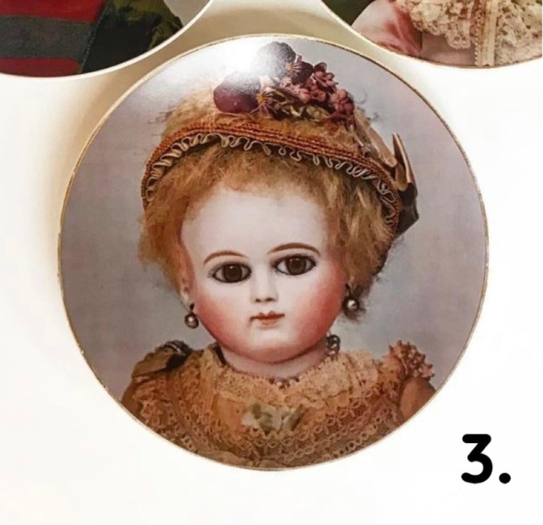 【シーリー社】 Old French Dolls 陶器絵画 1979年 シーリー社】 Old French Dolls 陶器絵画 1979年 シーリー社