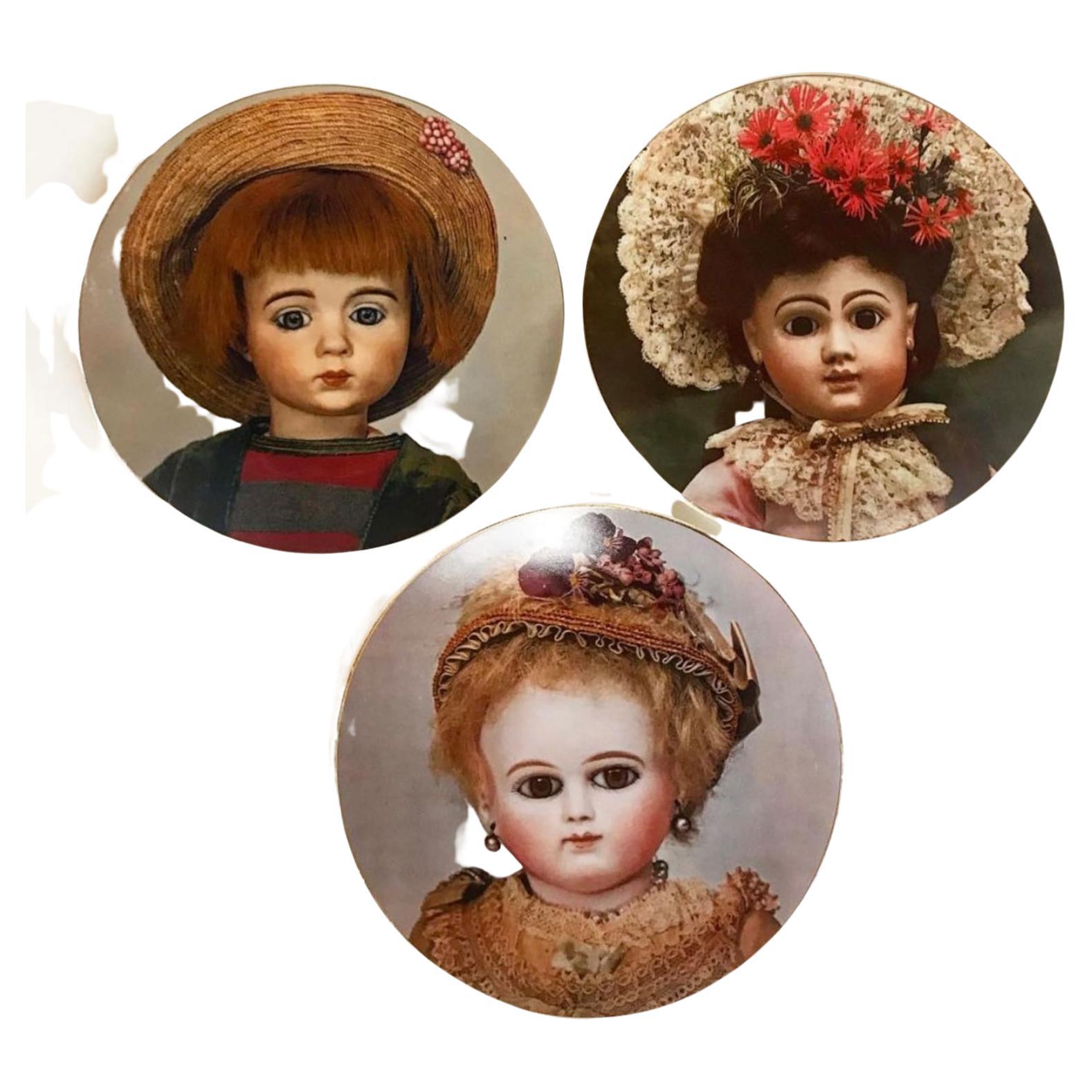 Vintage Seeley's Ceramic Old French Dolls, États-Unis, 1979 en vente
