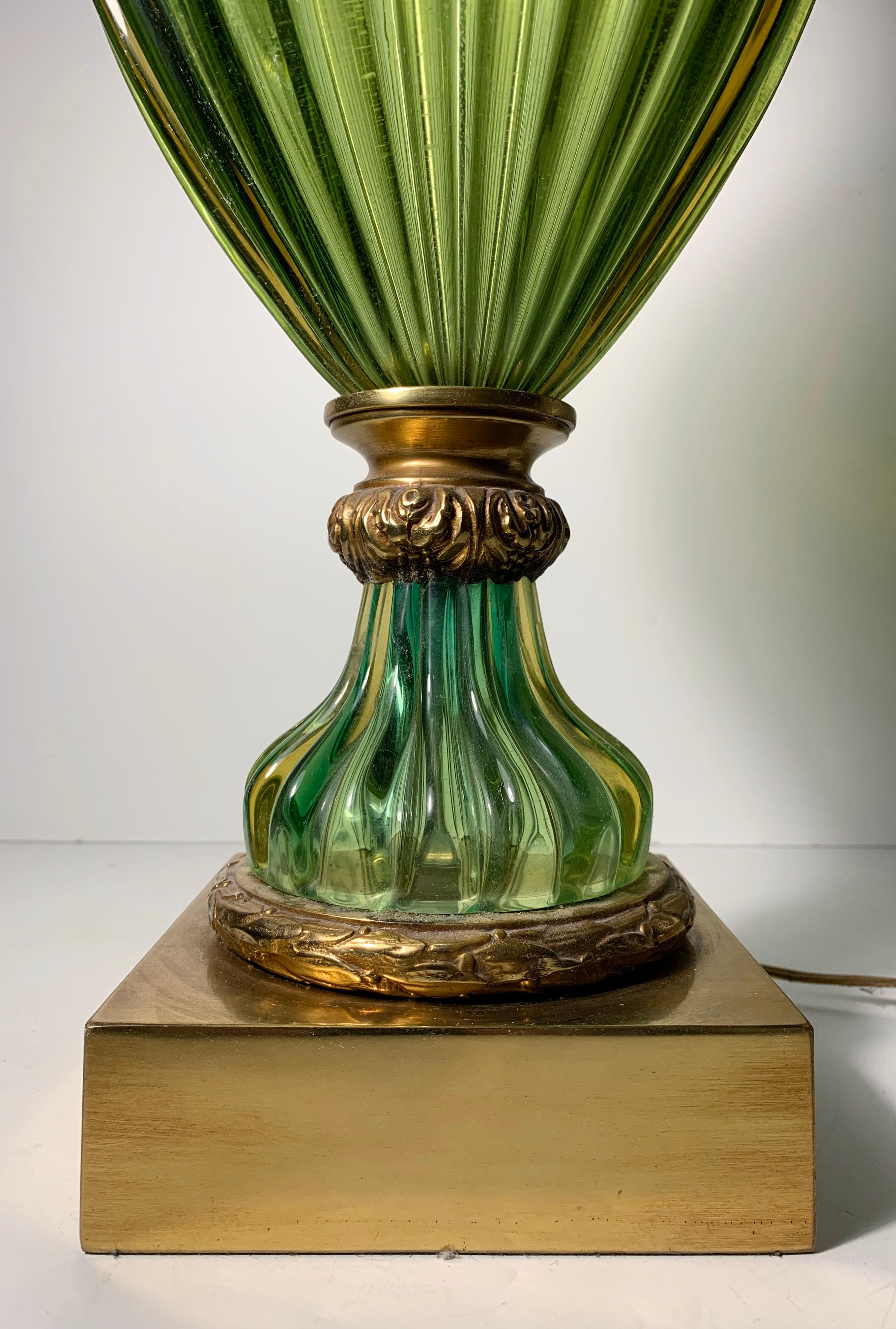 Seguso-Glaslampe für Marbro Lamp Company im Zustand „Gut“ im Angebot in Chicago, IL