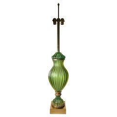 Vintage Seguso Glass Lamp for Marbro Lamp Company