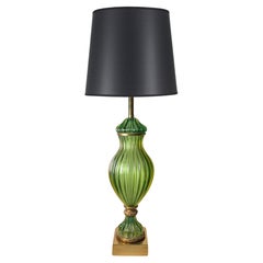 Vintage Seguso Glass Lamp for Marbro Lamp Company