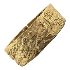 Vintage SeidenGang Bird Bracelet 18k