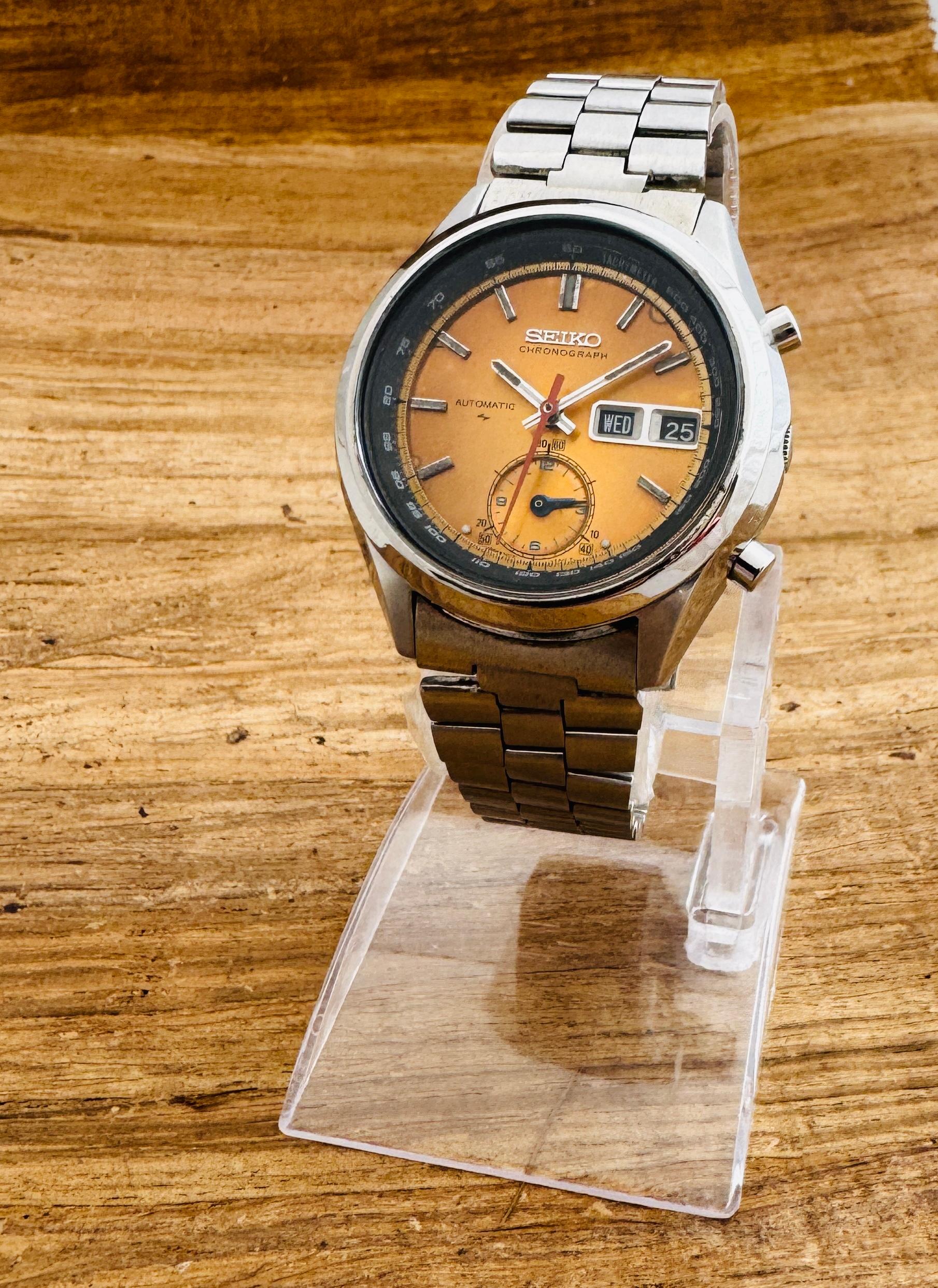 Seiko Chronographe Flyback Chronograph 7016-7000 Montre 8