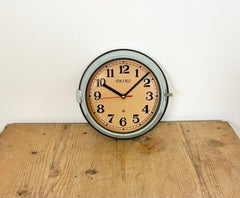Vintage Seiko Navy Wall Clock, 1970s