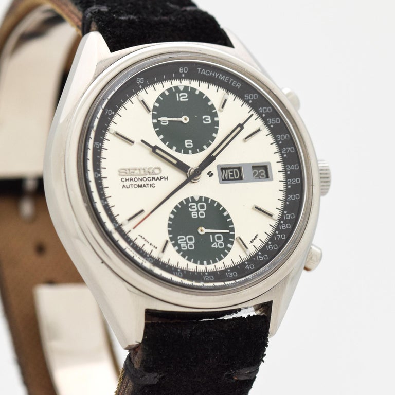 Vintage Seiko Panda Day-Date Chronograph Reference 6138-8020 Watch, 1977 at  1stDibs | seiko chronograph panda, seiko 6138 panda, panda seiko