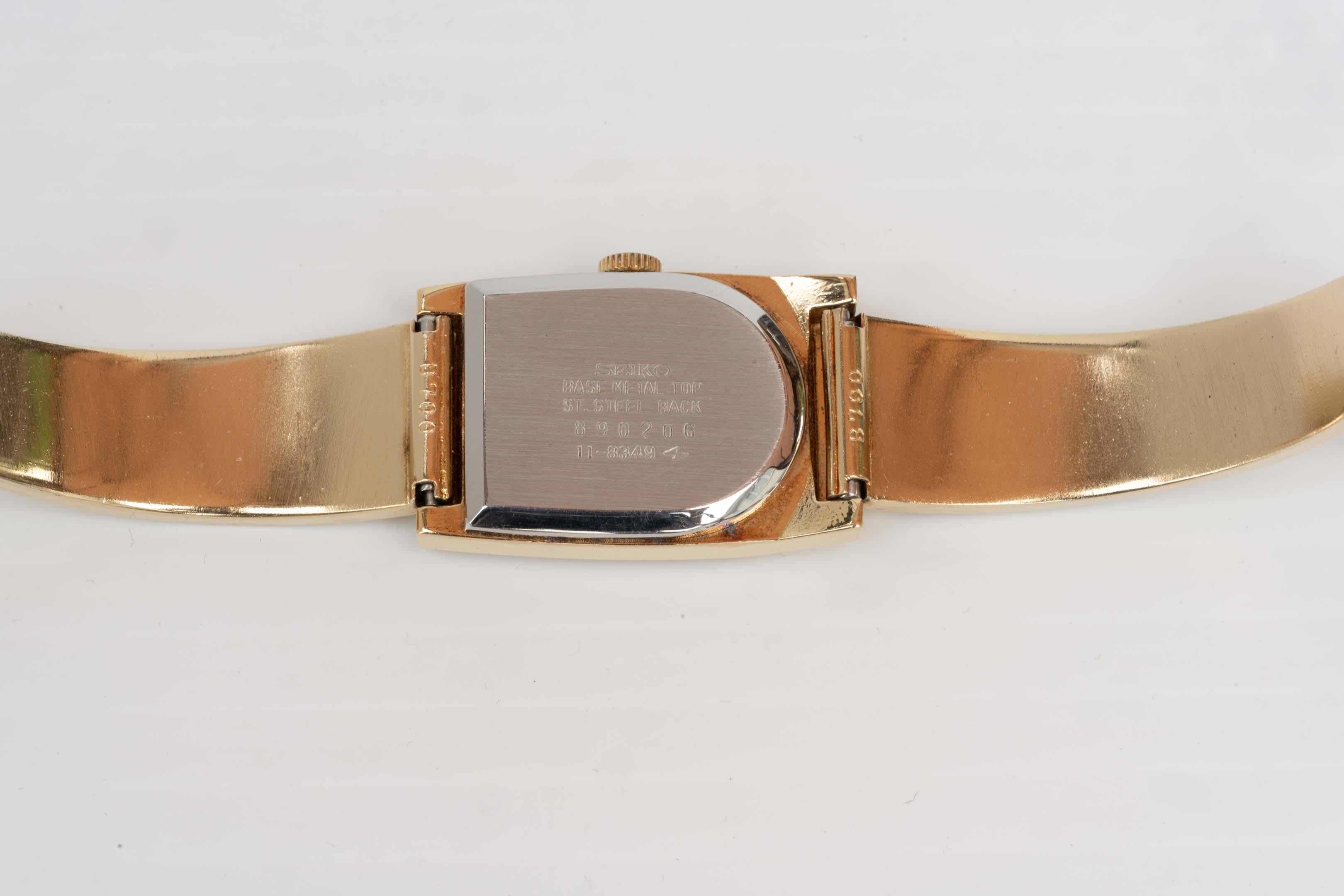 seiko gold watch vintage
