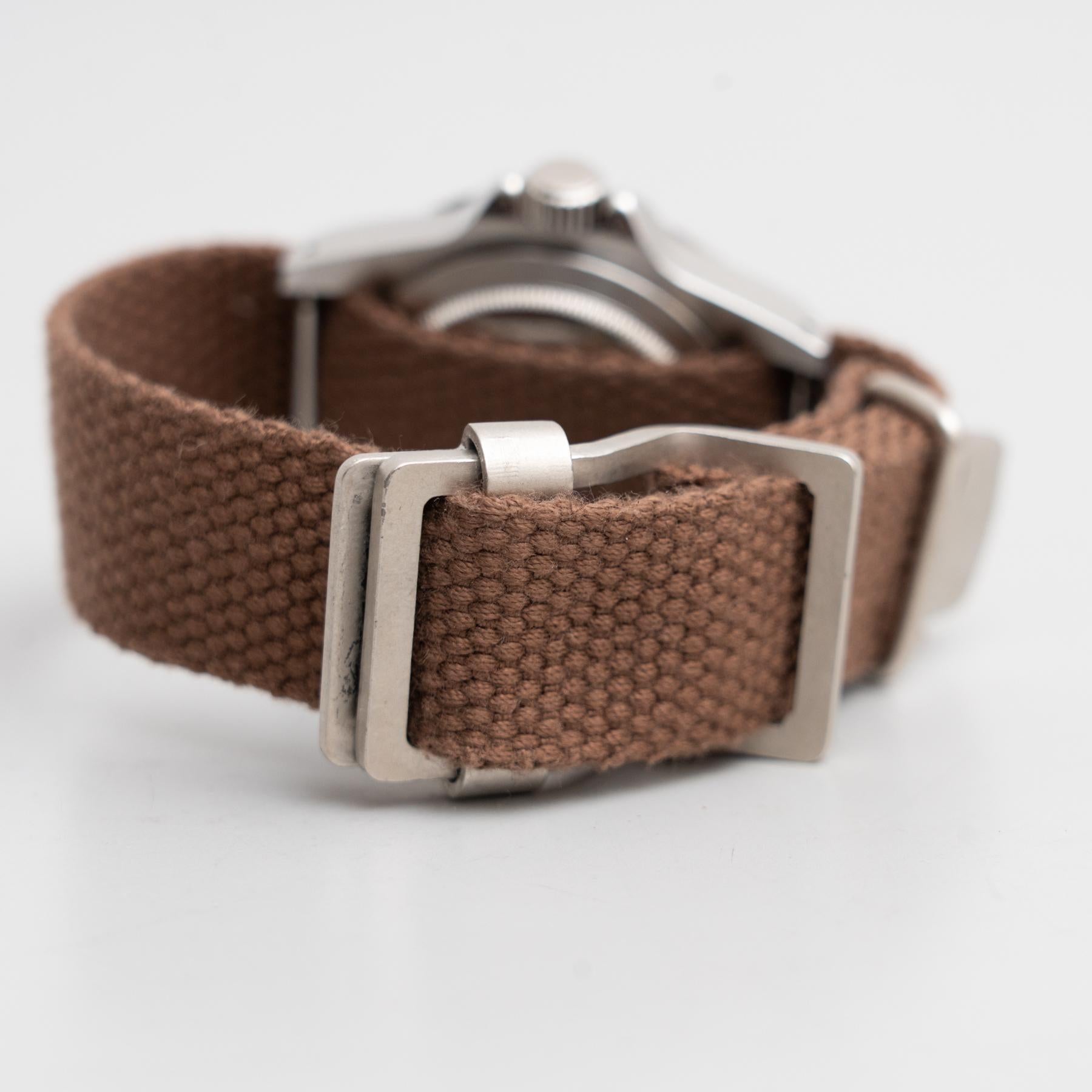 Fabric Vintage Seiko Wristwatch, circa 1990 For Sale