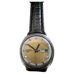 Vintage Seiko Gelbes Vintage-Zifferblatt Sport, 5 Serie Ausgezeichneter Arbeitszustand ca. 70er Jahre