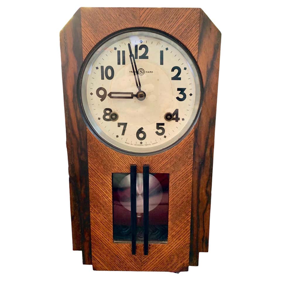 Beautiful Art Deco Wall Clock at 1stDibs | art deco wall clocks ...