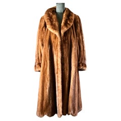 Vintage Brown Mink Coat