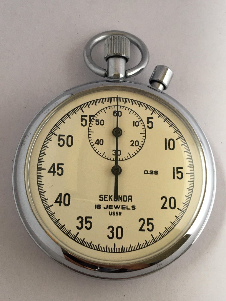 Vintage Sekonda Mechanical Stopwatch at 1stDibs sekonda stopwatch