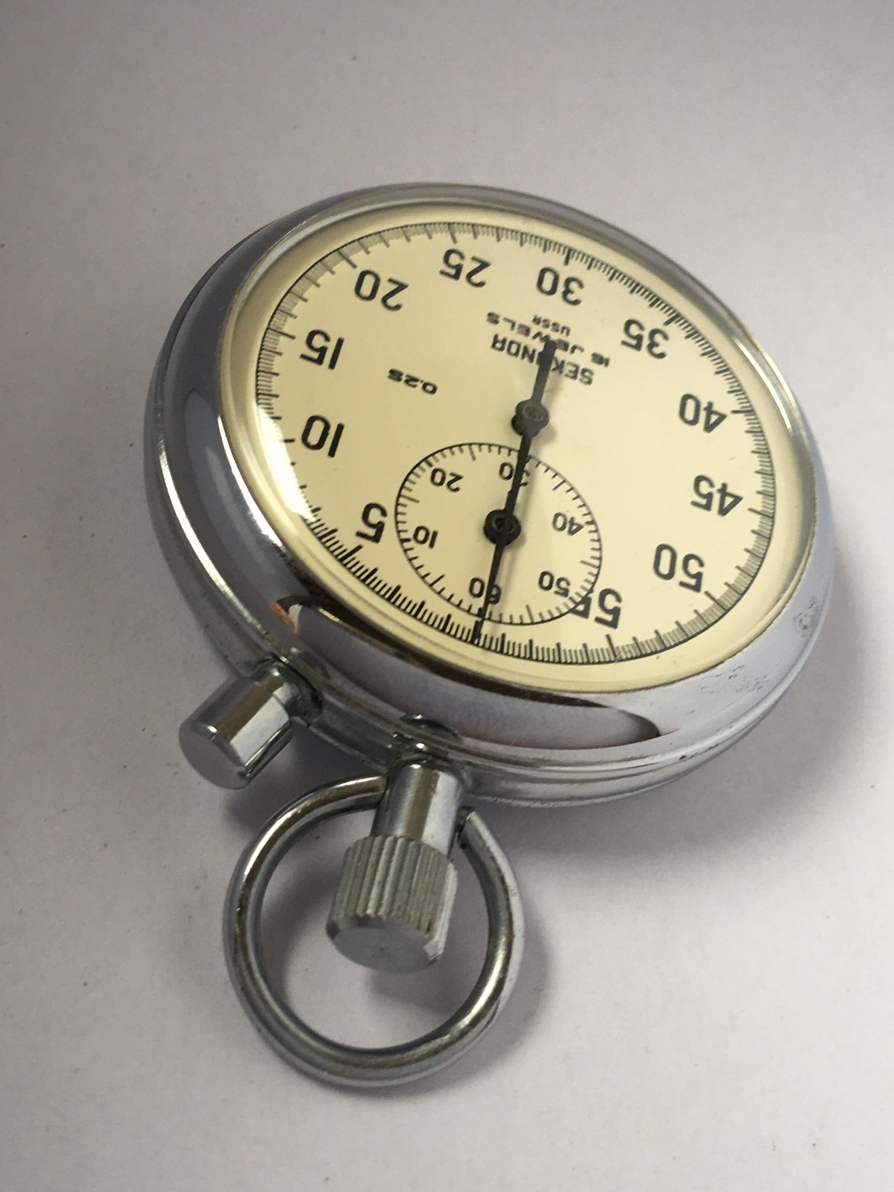 Vintage Sekonda Mechanical Stopwatch 1