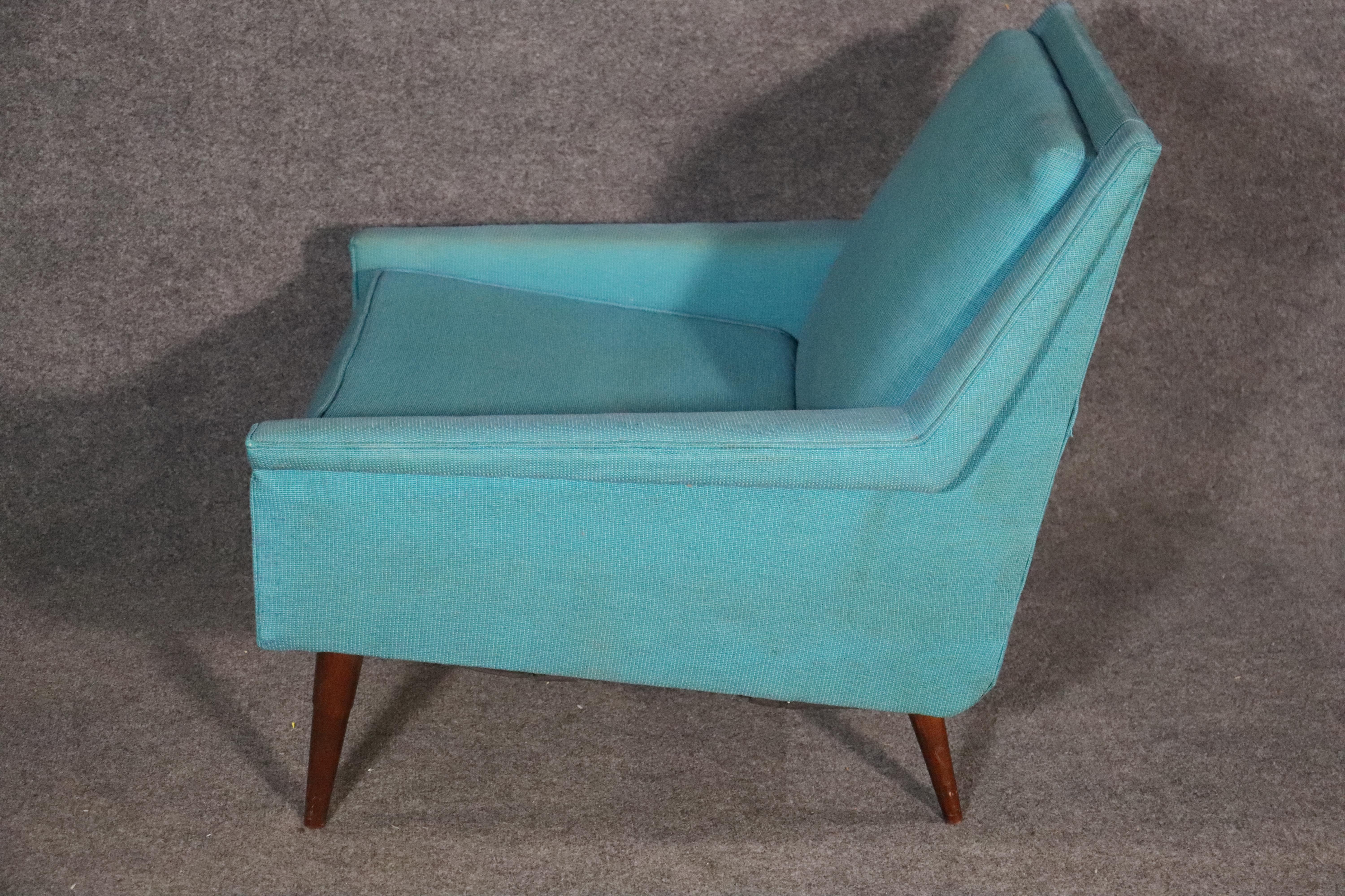 Mid-Century Modern Vintage Selig Accent Chair For Sale
