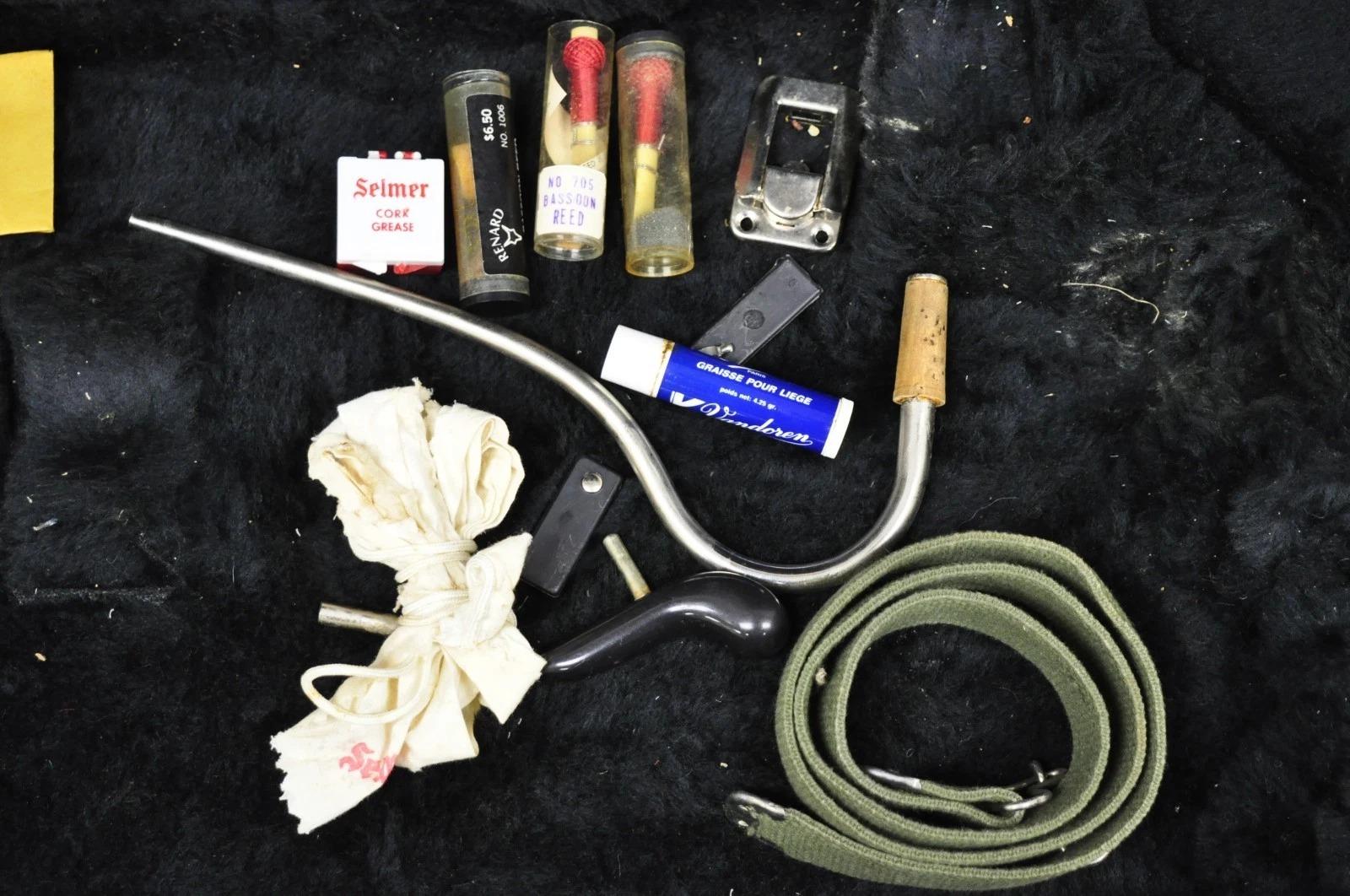 Fagotto Selmer Bundy 1432 Student Resonite d'epoca con custodia #2654 in vendita 5