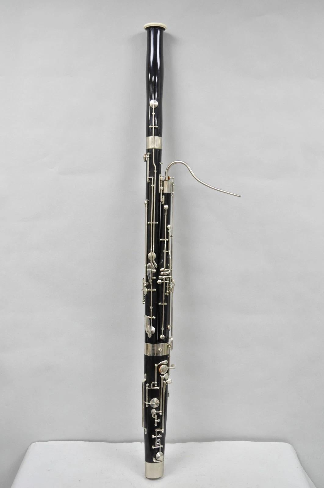 Art Déco Fagotto Selmer Bundy 1432 Student Resonite d'epoca con custodia #2654 in vendita