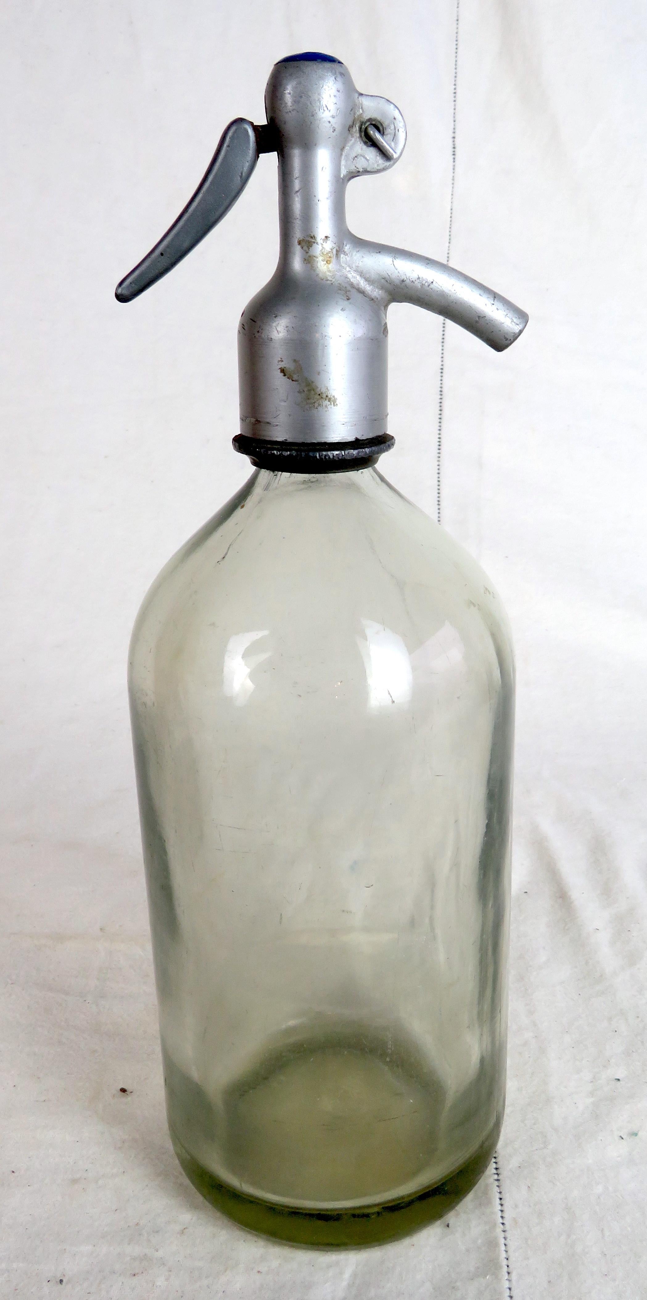 20th Century Vintage Seltzer Bottle Lamp For Sale