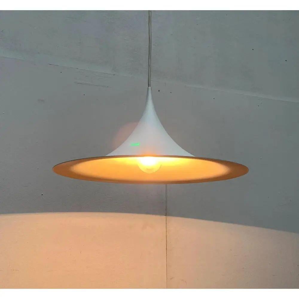 Mid-Century moderno Lampada a semi sospensione vintage di Bondrup & Thorup per Fog & Mørup, anni '70 in vendita