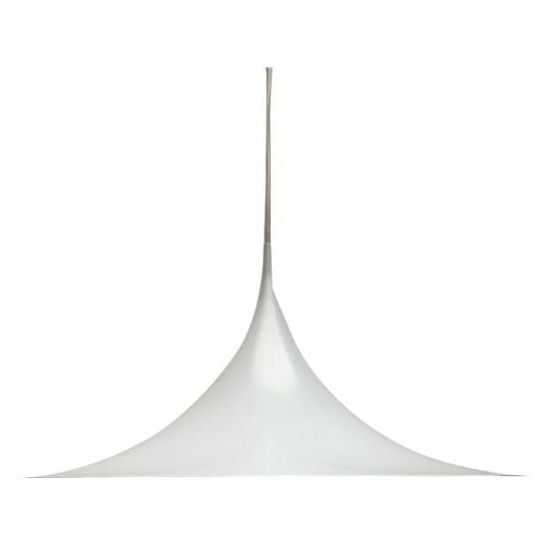 Vintage Semi Pendant Lamp by Bondrup & Thorup for Fog & Mørup, 1970s