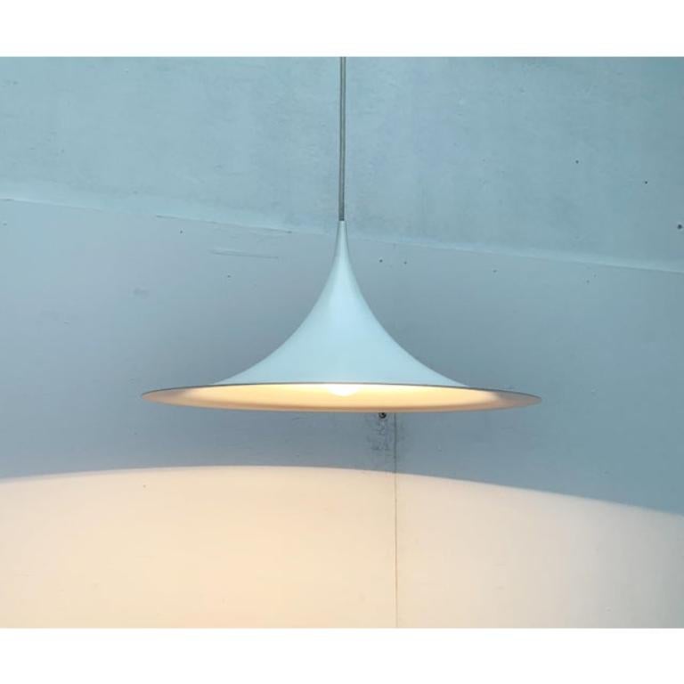 20th Century Vintage Semi Pendant Lamp by Bondrup & Thorup For Sale