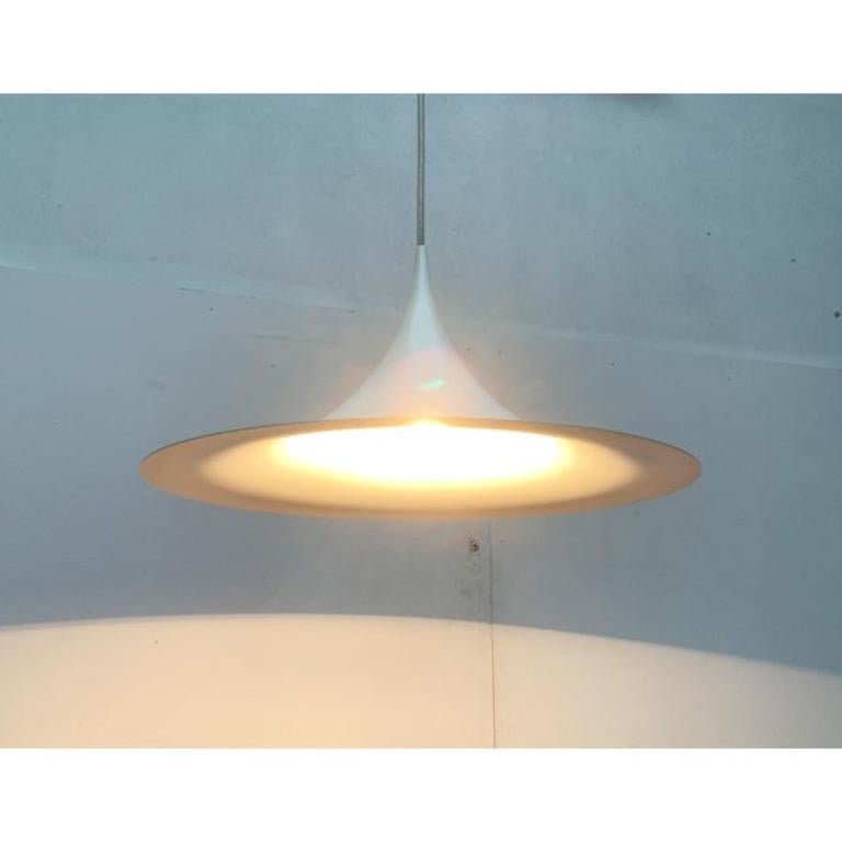 Vintage Semi Pendant Lamp by Bondrup & Thorup For Sale 1