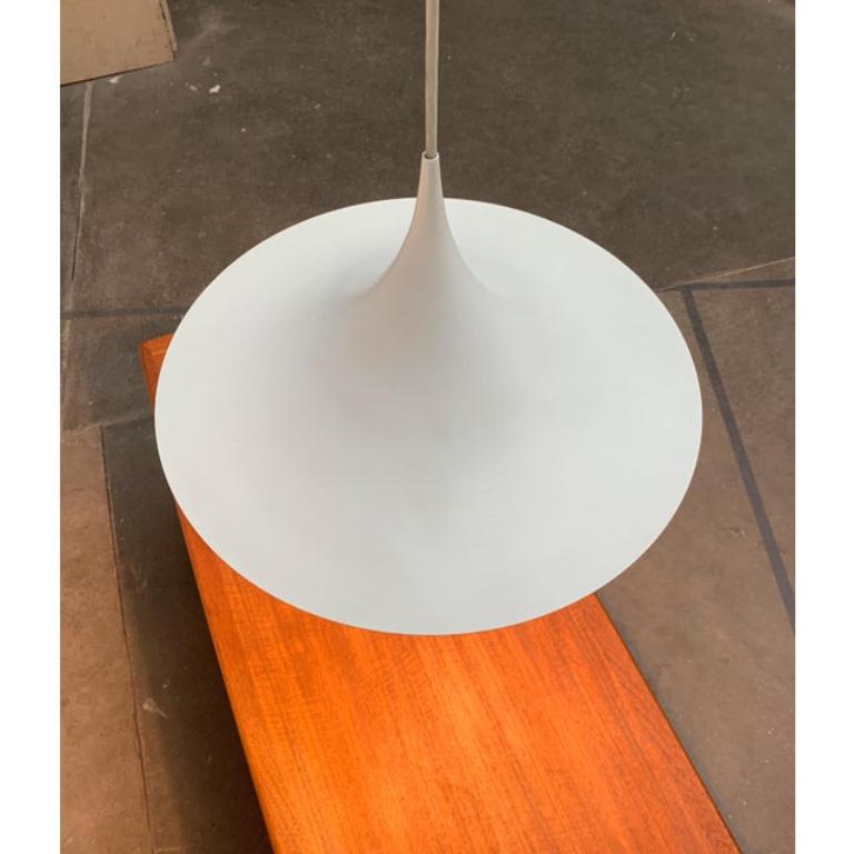 Vintage Semi Pendant Lamp by Bondrup & Thorup For Sale 2