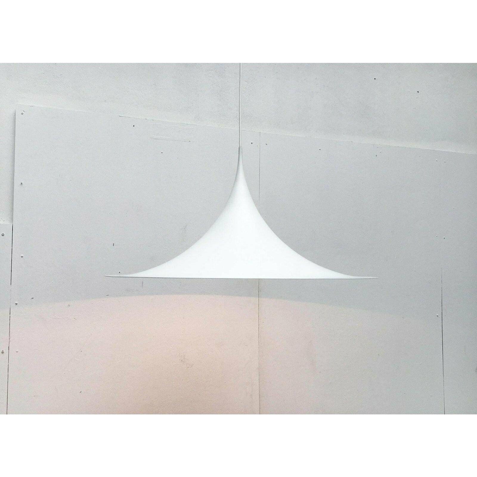 Danese Lampada a sospensione semi vintage in bianco di Bondrup & Thorup per Fog & Mørup in vendita