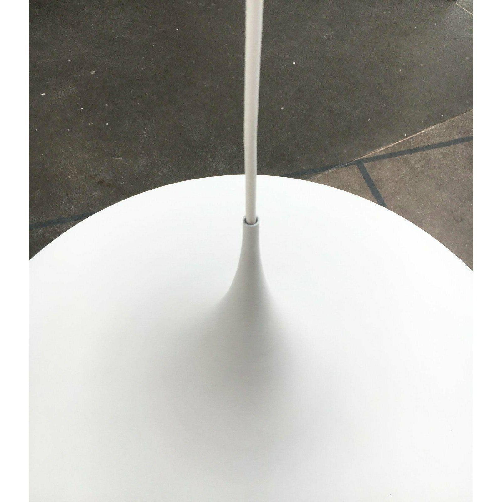 Metallo Lampada a sospensione semi vintage in bianco di Bondrup & Thorup per Fog & Mørup in vendita