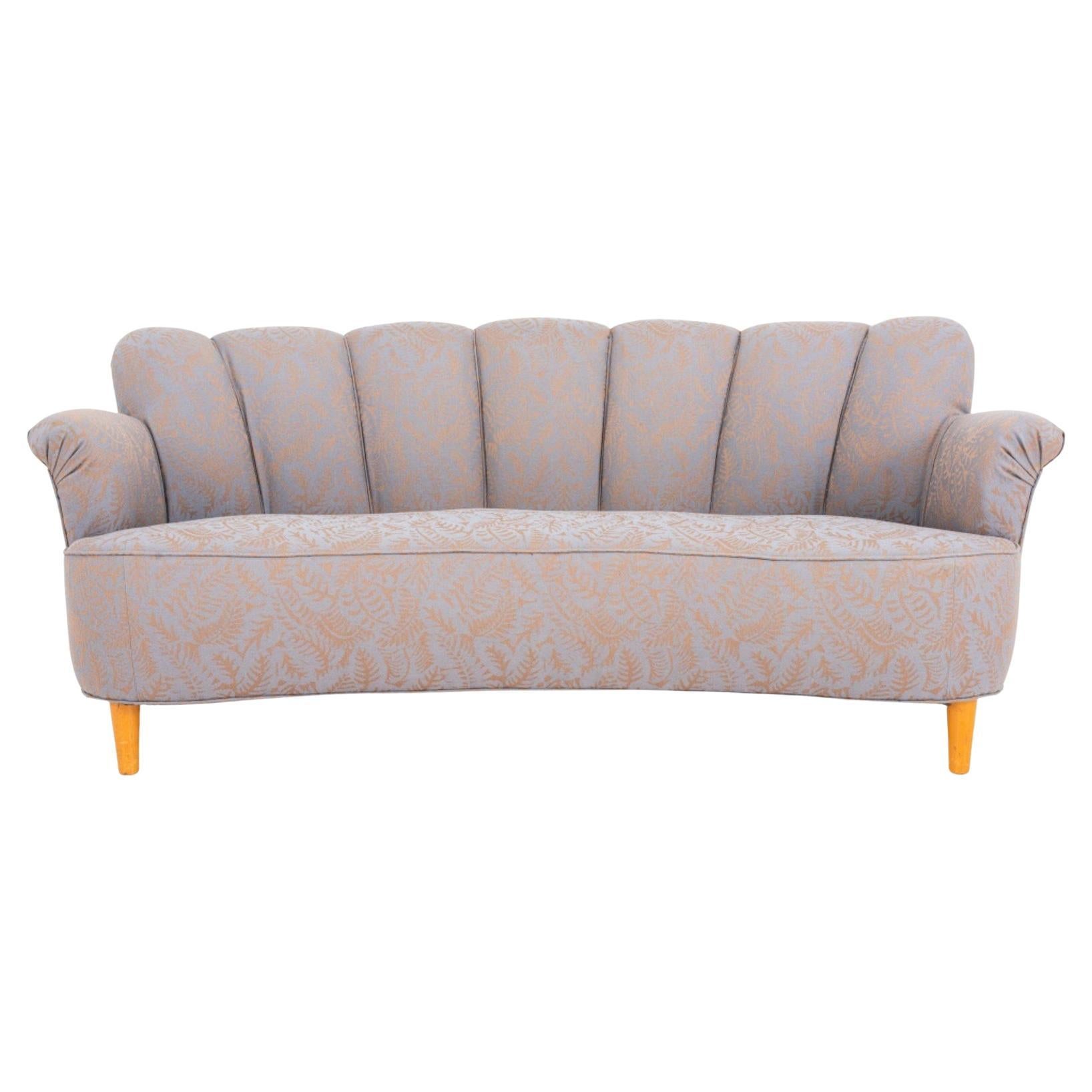 Vintage Semicircular Cocktail Sofa, 1960s For Sale