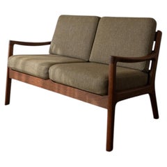 Sofá Senator Vintage de dos plazas de Ole Wanscher para Cado, Teca danesa, años 60