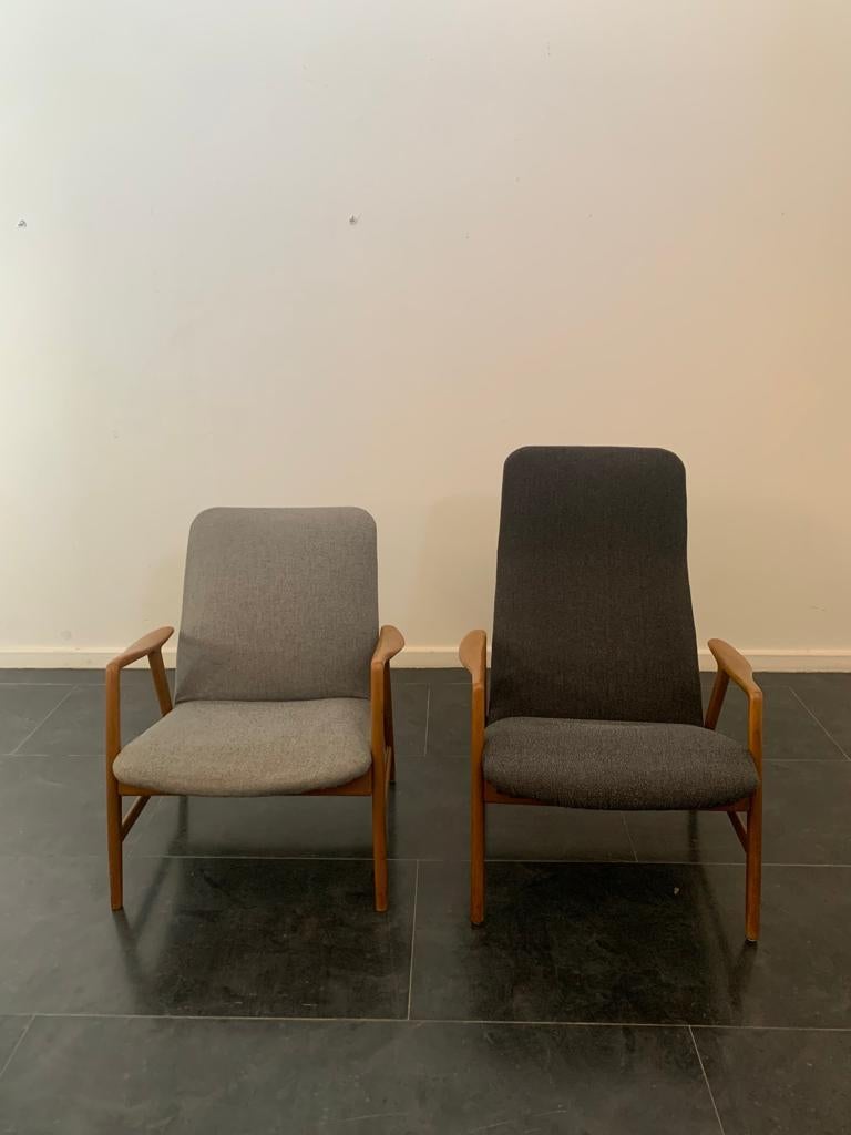 Vintage Senior Adjustable Armchairs, 1960s, Set of 2 In Good Condition For Sale In Montelabbate, PU