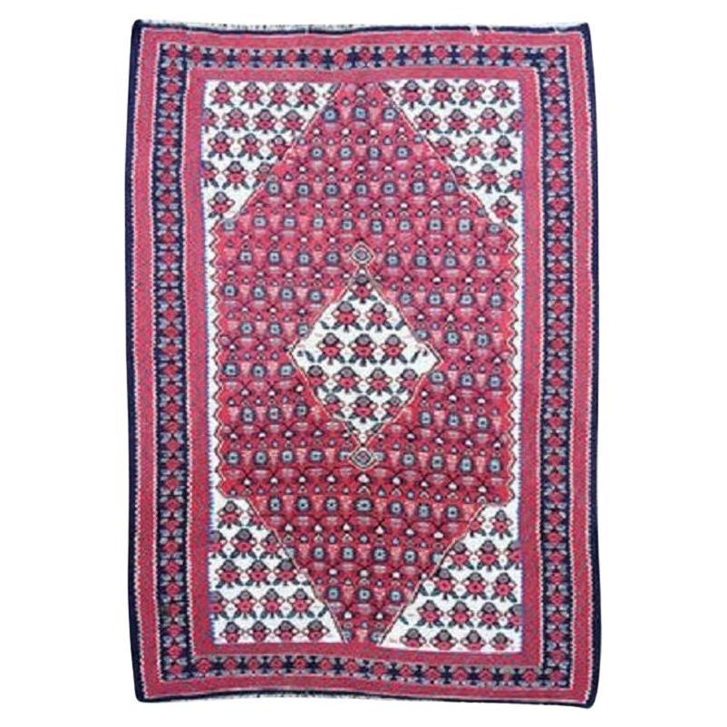 Vintage Senneh Kilim 1.70m X 1.12m For Sale