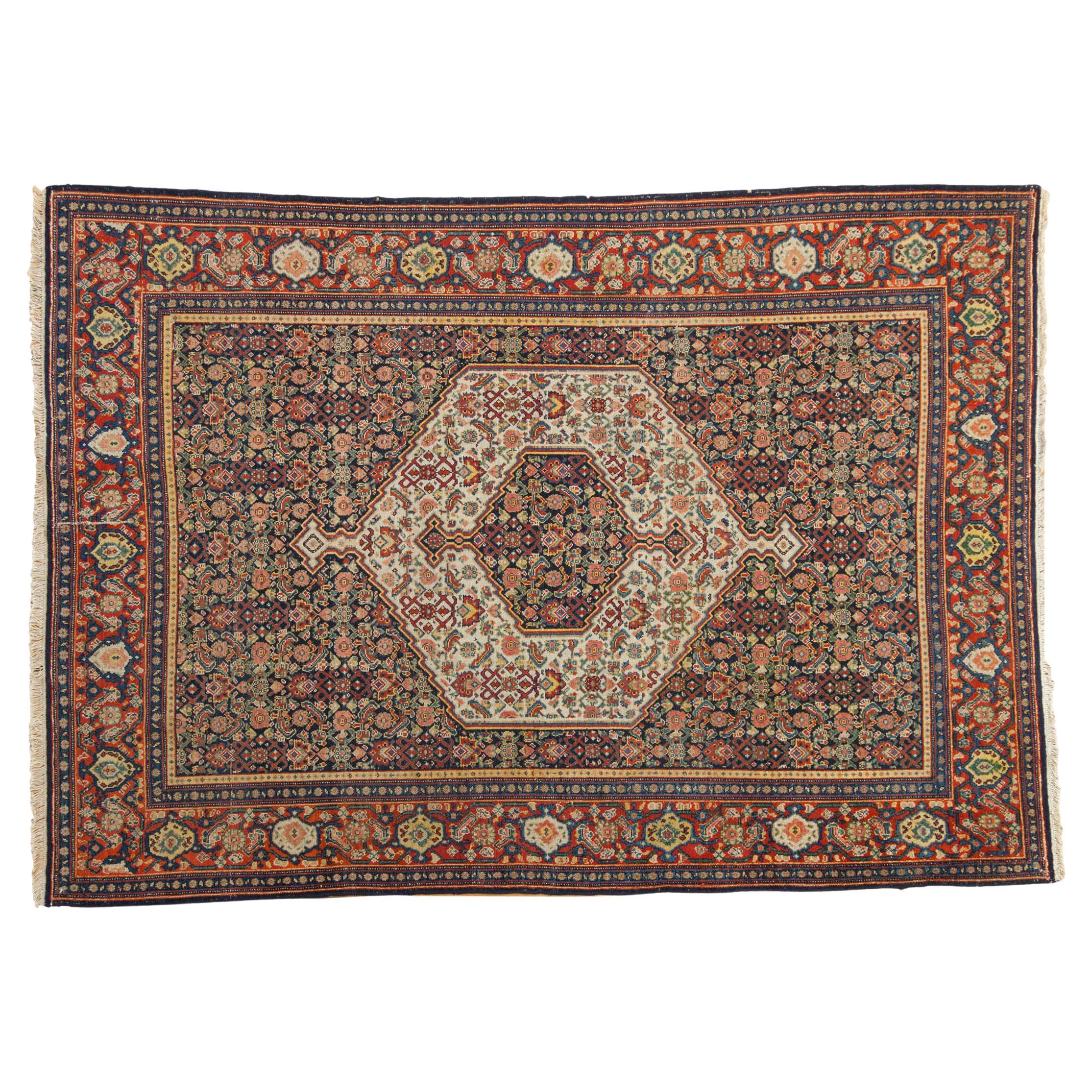 Vintage Senneh Rug