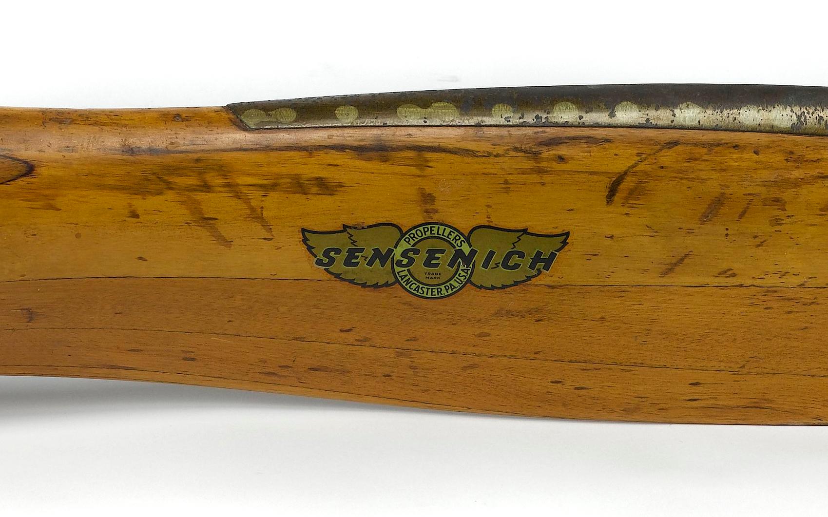 Sensenich-Holz- Propeller im Vintage-Stil, um 1945 (amerikanisch) im Angebot