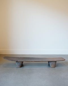 Vintage Senufo African Gbanda Rustic Bench, Console Table, 20th Century