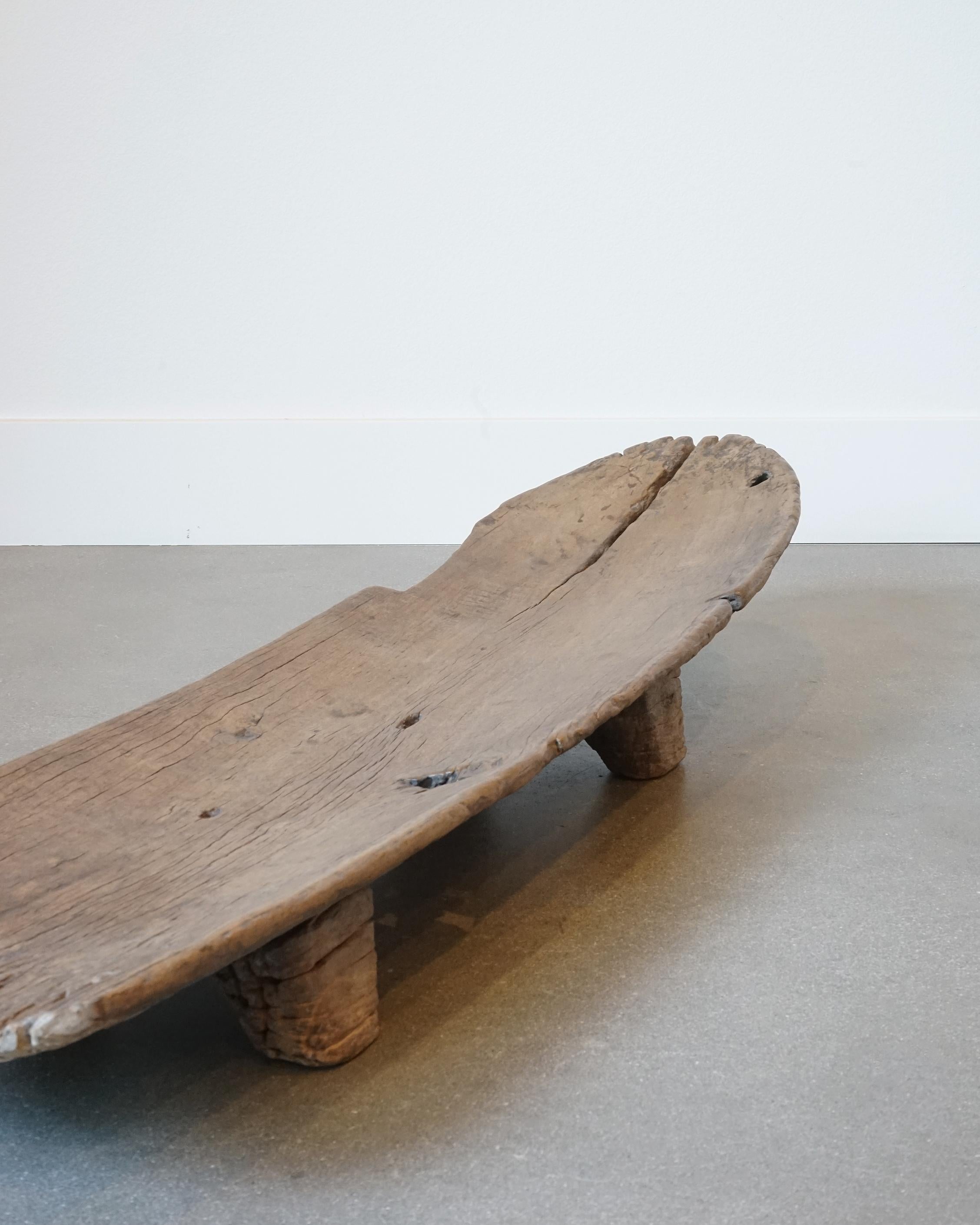 Vintage Senufo African Gbanda Primitive Bench, Console Table, 20th Century In Good Condition In Los Angeles, CA