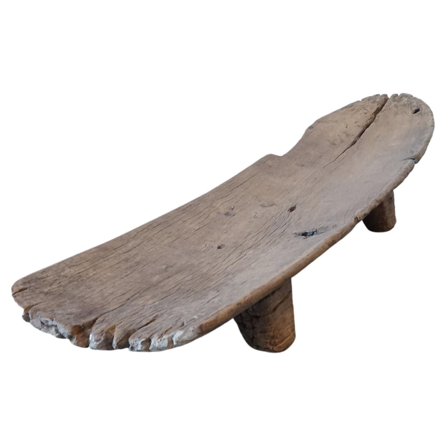 Vintage Senufo African Gbanda Primitive Bench, Console Table, 20th Century